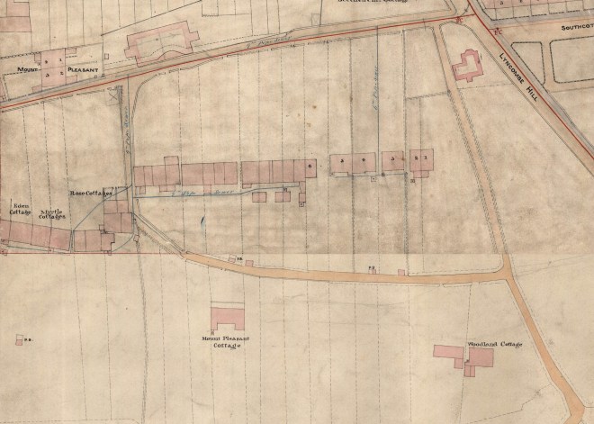 Part of Cotterell’s map c. 1852. Reproduced by kind permission of Bath Record Office.